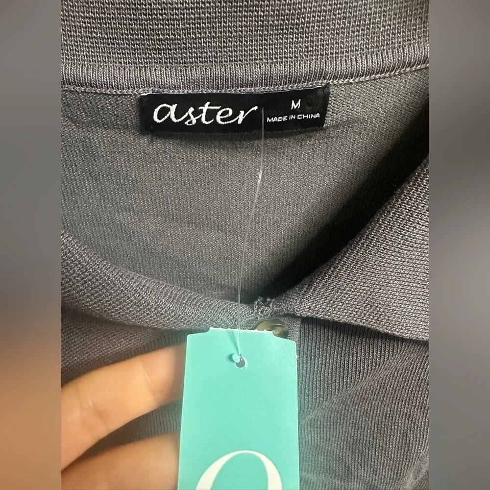 Aster Gray Knit Top - Picture 4 of 5